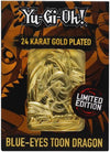 Limited Edition 24K Gold Plated Collectible - Blue Eyes Ultimate Dragon - Yu-Gi-Oh!
