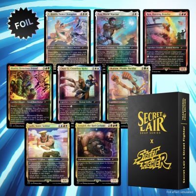 Secret Lair x Street Fighter Foil Edition Magic the Gathering Secret Lair x Street Fighter Foil Edition Magic the Gathering