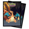 Ultra Pro Sleeves Scorching Summit 65x Pokemon Glurak / Charizard Card Sleeves
